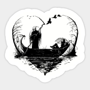 Grim Boat Sticker
